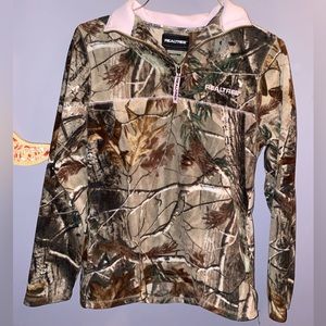 Realtree fleece 1/4 zip